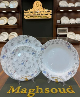 سرویس غذاخوری ۲۶ پارچه دینو طرح پروانه ای