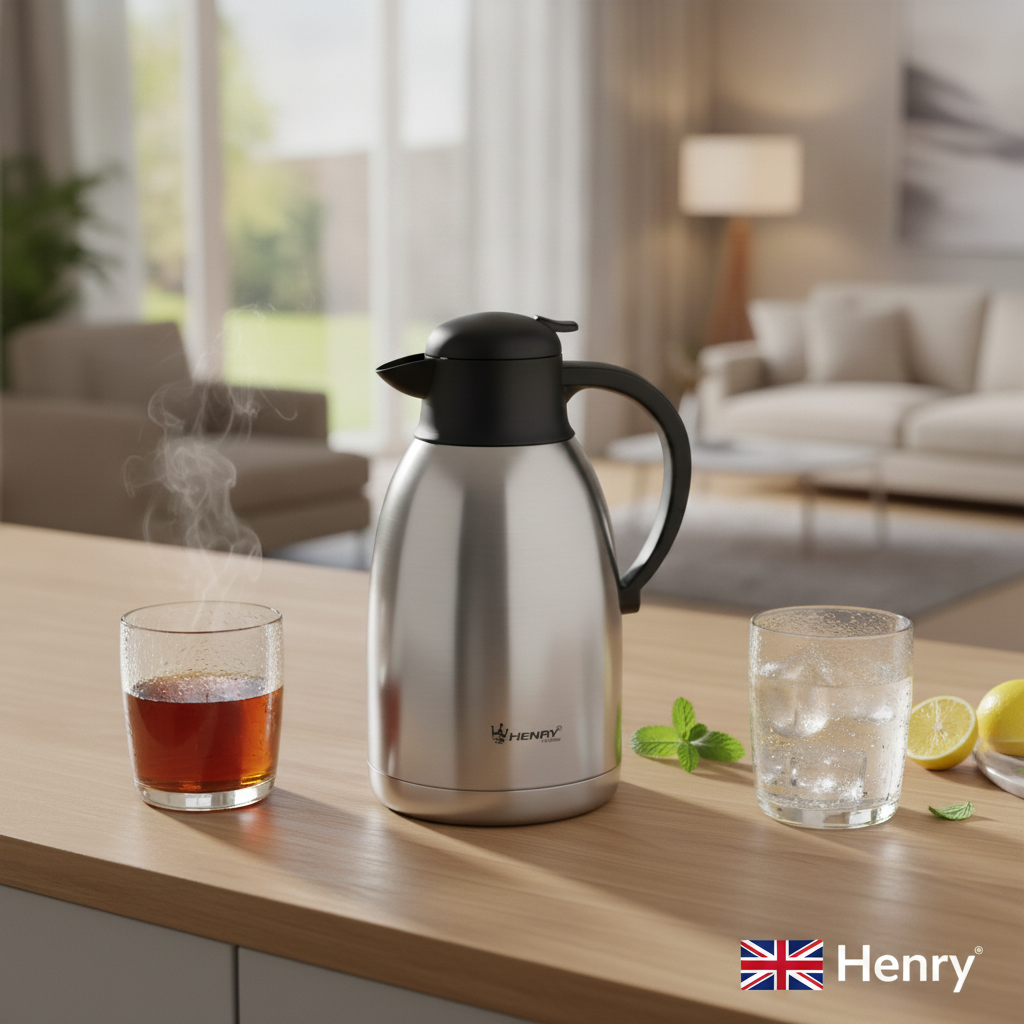 فلاسک استیل ۲لیتر HENRY هنری